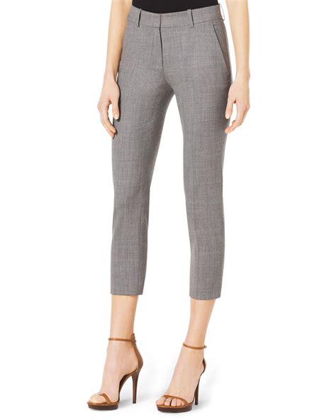 michael kors womens cigarette pants|Michael Kors women's pants suit.